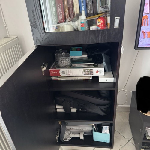 Living room display cabinet used, 40x50x200 cm