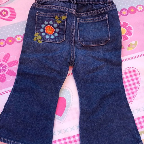 Gap & Mr.Sam knitted dress and jeans set 18m in excellent condition