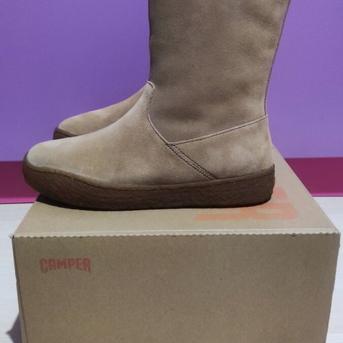 Camper Peu Terreno boots new, size 39, beige and brown nubuck