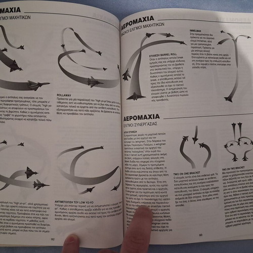 Super EF2000 flight simulator used with rare Greek manual
