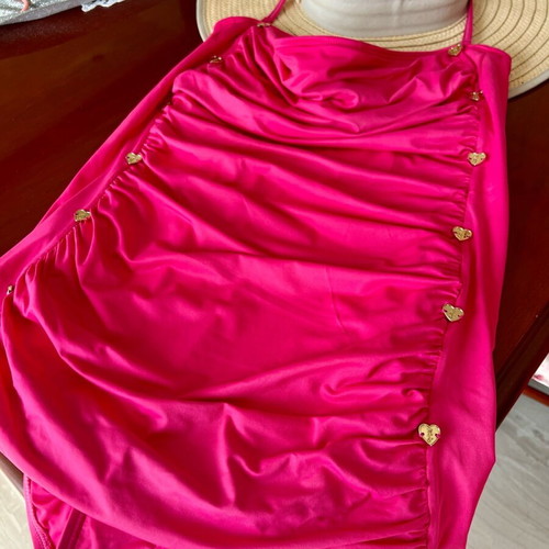 Juicy Couture fuchsia swimsuit like new, size XL