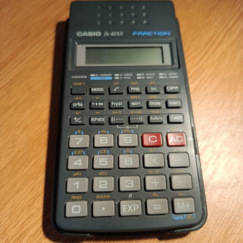Casio fx-82SX scientific calculator used, fully functional needs battery