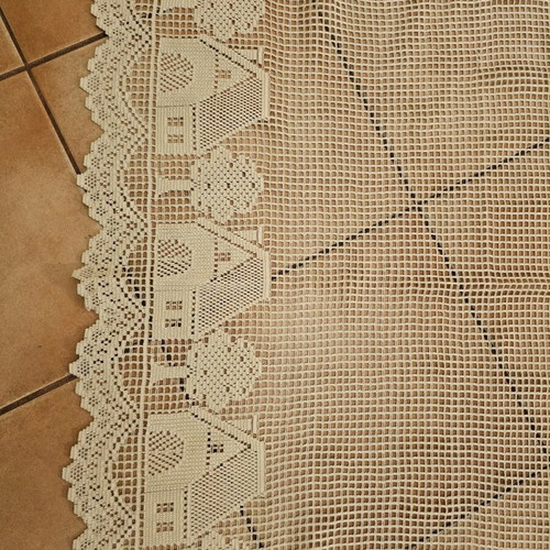 Handmade curtains used, set of 2 small