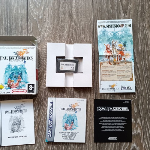 Final Fantasy Tactics ADVANCE for Gameboy Advance like new, complete in box