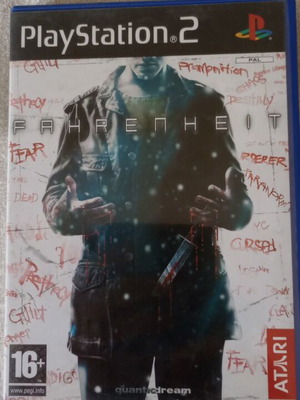 PS2 Fahrenheit used, in excellent condition with booklet