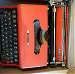  Γραφομηχανή Olivetti Lettera 22 με βαλίτσα μεταφοράς