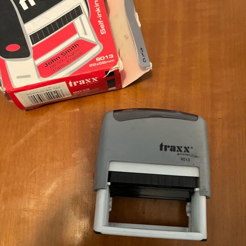 Σφραγίδα Traxx 22x58mm σαν καινούργιο