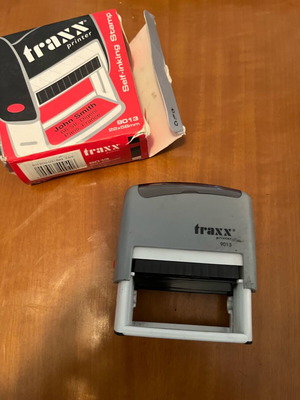 Σφραγίδα Traxx 22x58mm σαν καινούργιο