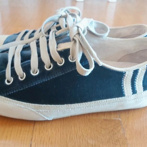 Joe Sneaker Jeans Velvet Emma Hope shoes used, size 38.5-39, beige and blue