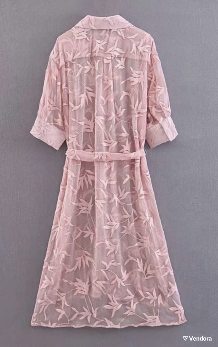 alhambra embroidered trim knit dress Andreeva BUTTER DAISY KNIT DRESS WITH HANDMADE EMBROIDERY main image 1