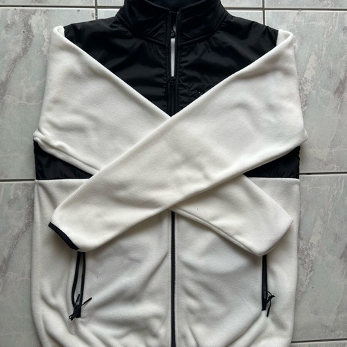 Ellesse Solarolo fleece jacket like new, black and white, small oversized