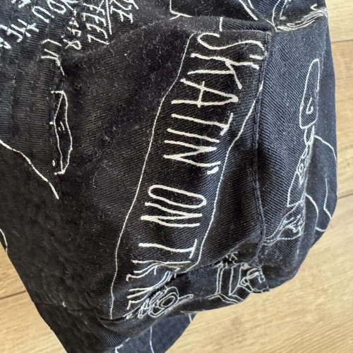 Divided by H&M Mens Bucket Hat used, black, size M