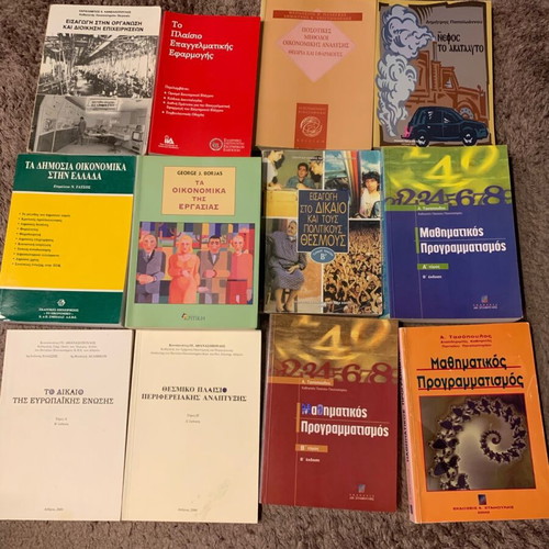 University and Polytechnic books used, pack of 65+ pieces