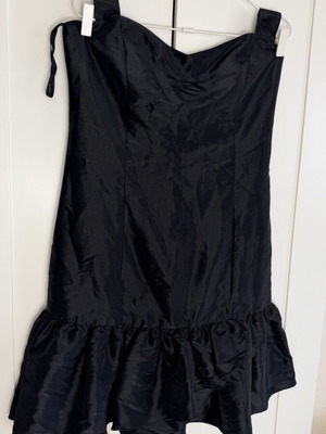 Black evening dress size 42 used for reception or wedding