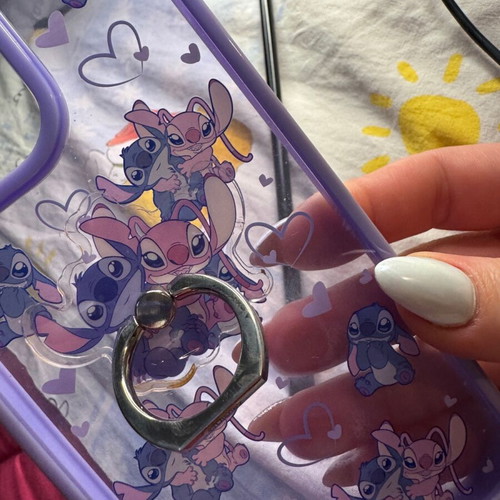 iPhone 14 Pro Max case new with Stitch design and ring holder