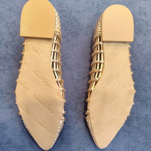 Gioseppo ballerinas size 39 new, gold color