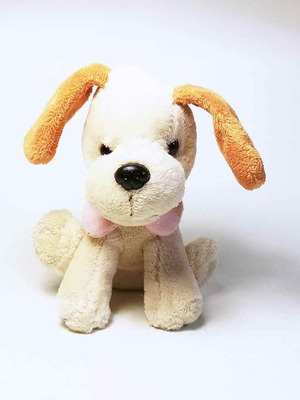 Small plush dog used, about 12cm, not working