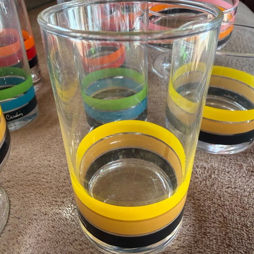 Vintage Pierre Cardin glassware set like new