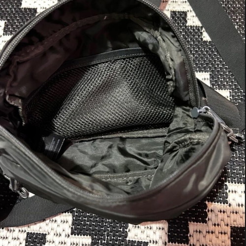 Men's khaki shoulder bag used H&M