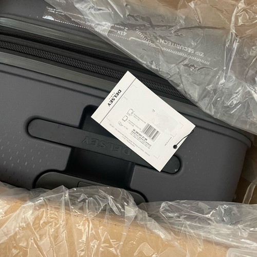 Delsey large suitcase new gray
