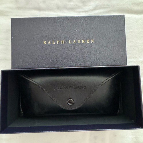Polo Ralph Lauren Θήκη γυαλιών και πανάκι καθαρισμού σαν καινούργιο, μαύρο