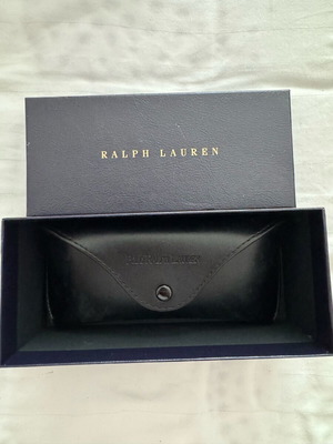 Polo Ralph Lauren Θήκη γυαλιών και πανάκι καθαρισμού σαν καινούργιο, μαύρο