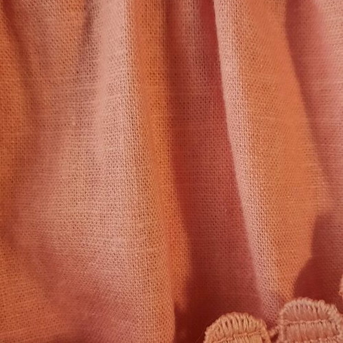 Marks & Spencer blouse linen viscose orange size UK-16 like new