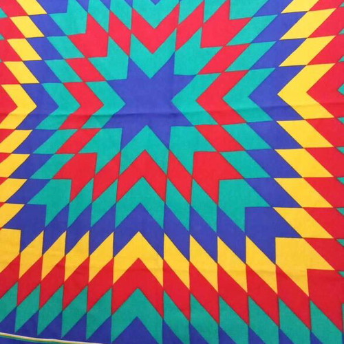Scarf with geometric pattern new, 0.63x0.68