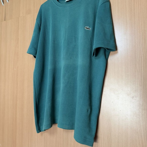 Lacoste T-shirt like new, green cotton
