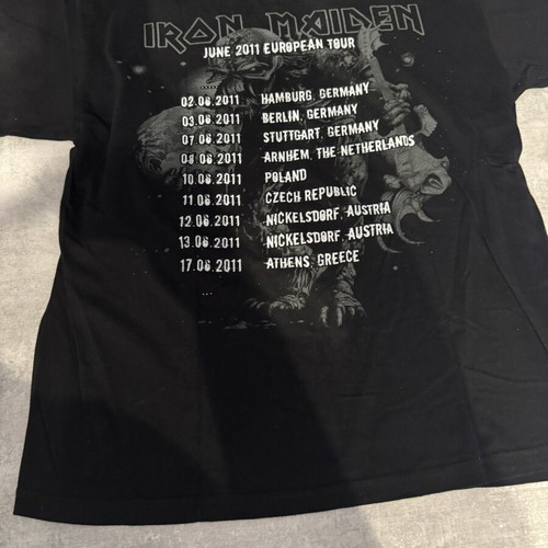 Iron Maiden The Final Frontier Tour T-shirt medium, like new