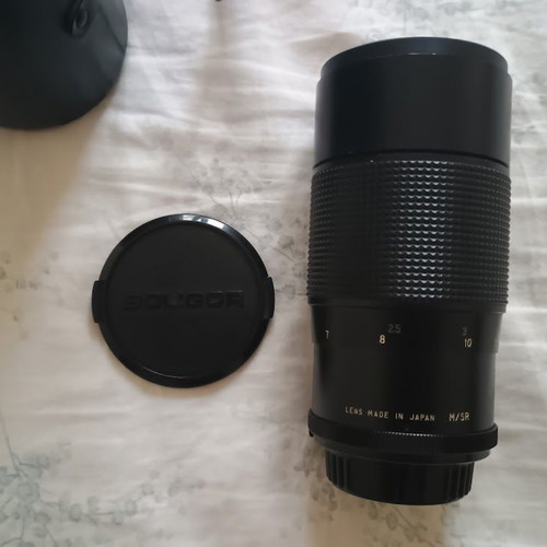 Vivitar 85-205mm f/3.8 Telephoto Lens with Minolta MD Mount like new