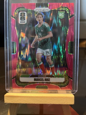 2026 Panini Prizm FIFA World Cup Marcel Ruiz Pink Wave RC κάρτα rookie