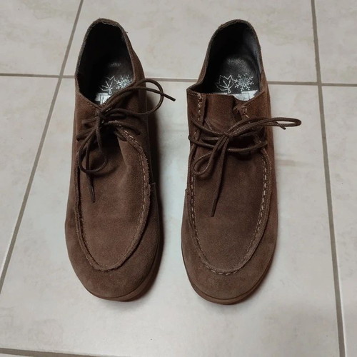 Marila brown suede moccasin loafers, size 37