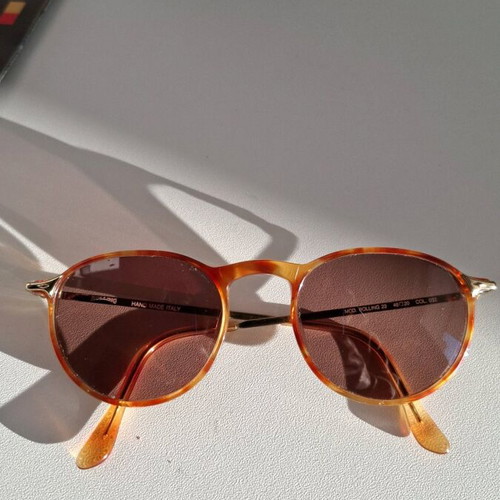 Vintage 90s Rolling sunglasses like new, brown and gold