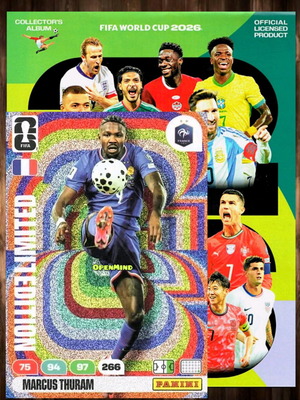 Κάρτα Thuram limited FIFA World Cup 2026 Adrenalyn XL France καινούργια