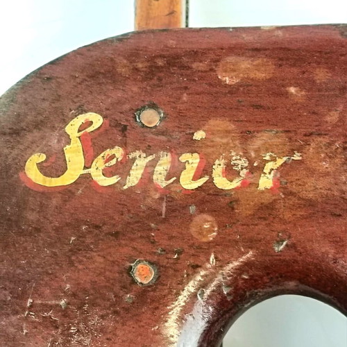 Antique rowing seat used, Emmanuel College Cambridge, late 19th century