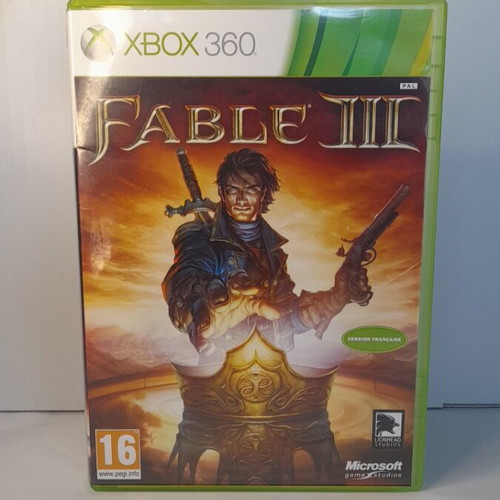 Fable III Xbox 360 game, French version, complete with manual