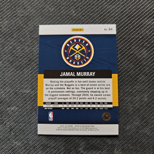 Base card Jamal Murray Revolution NBA 24/25 new, authentic