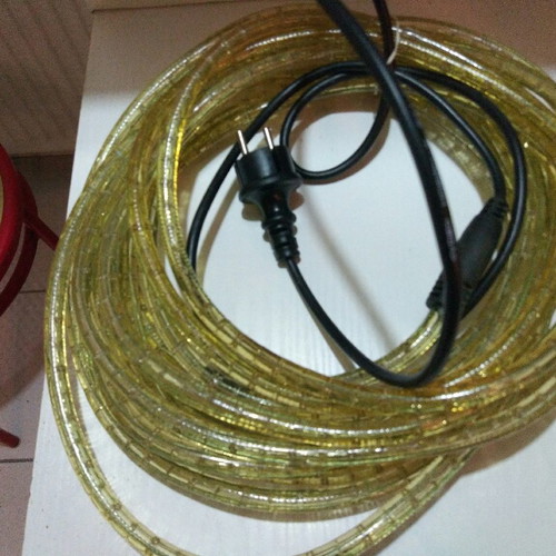 Lighting strip used, steady lighting