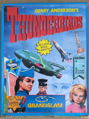 Thunderbirds (GrandSlam) Amstrad Cassette used with poster and sticker