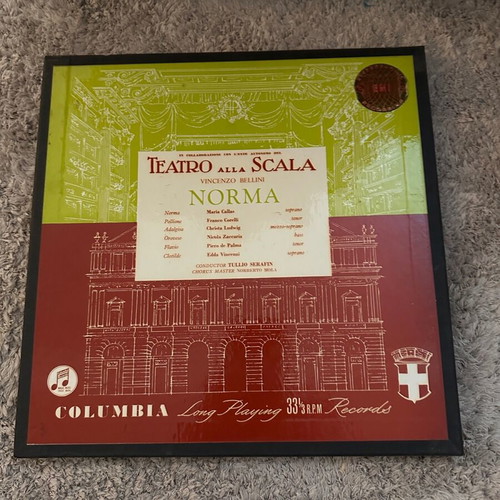 Vincenzo Bellini Norma vinyl album like new, classical