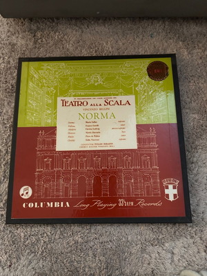 Vincenzo Bellini Norma vinyl album like new, classical