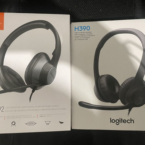 Logitech H390 and Creative HS-720 v2 headsets new, professional communication