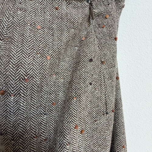 Pencil skirt used from vintage Juanita Sabbadini suit gray