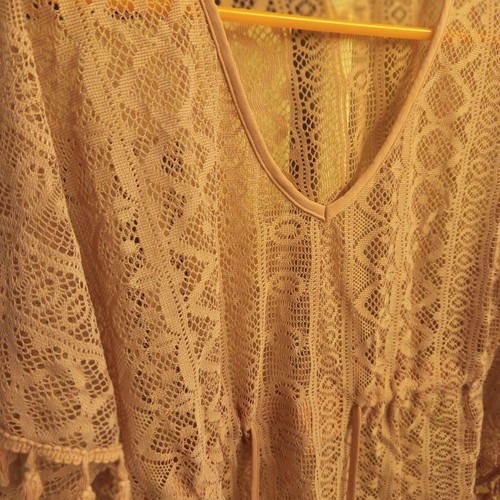 Kaftan in pink salmon shade one size like new