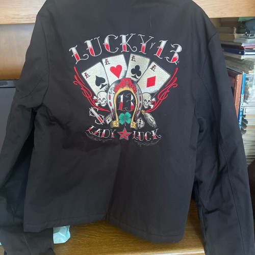 Lucky 13 women's jacket size Medium like new, black