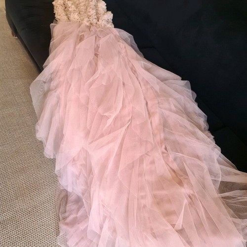 Lynne formal dress like new dusty pink haute couture