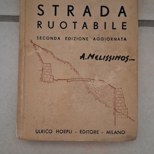 Strada Ruotabile Historical Engineering Book used, 1934 edition