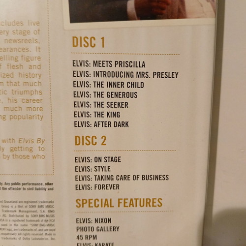 Elvis by the Presleys DVD used, biography 2 discs