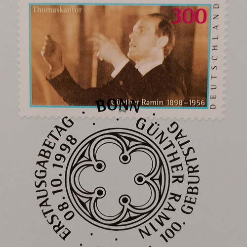 Germany 1998 First Day Cover Stamp, Bonn cancellation